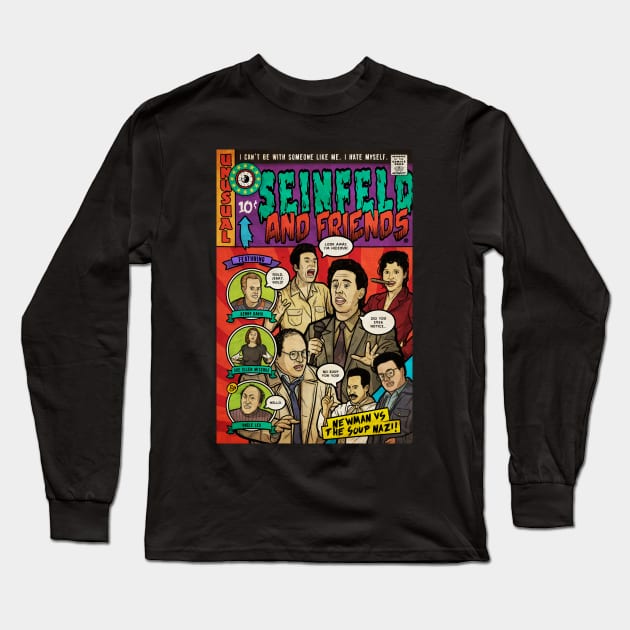 Seinfeld and Friends (Culture Creep) Long Sleeve T-Shirt by Baddest Shirt Co.